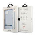 Kryt Guess Translucent Stap pro iPhone 13 – modrá