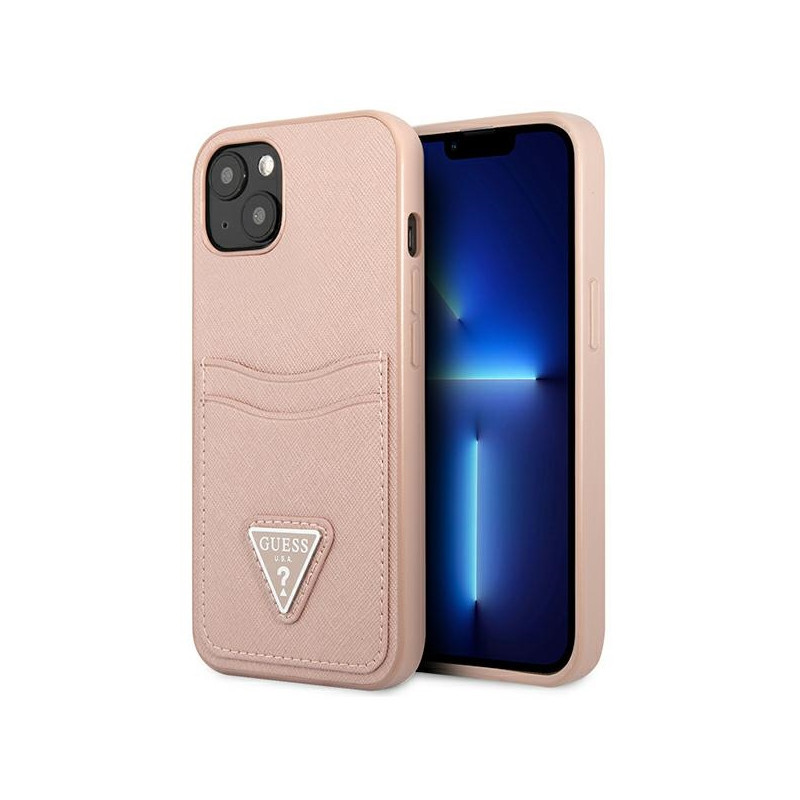 Kryt Guess GUHCP13MPSATPP pro iPhone 13 - růžová