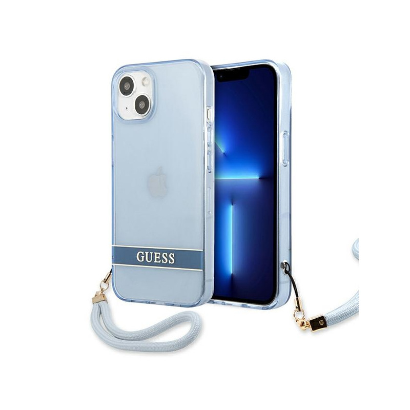 Kryt Guess GUHCP13SHTSGSB pro iPhone 13 mini - blue