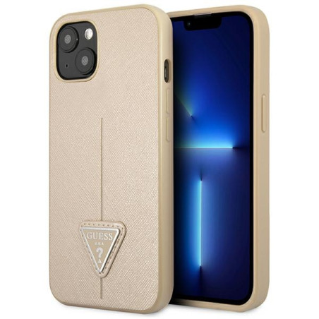 Kryt Guess GUHCP13SPSATLE iPhone 13 mini - beige