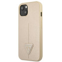Kryt Guess GUHCP13SPSATLE iPhone 13 mini - beige