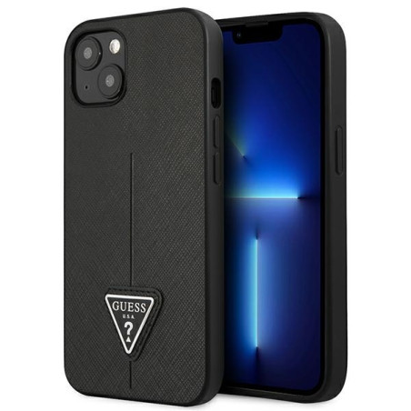 Kryt Guess GUHCP13SPSATLK pro iPhone 13 mini - černý