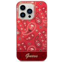 Kryt Guess Bandana Paisley iPhone 14 Pro - red/red hardcase