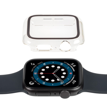 GECKO V10A01C0 Full Body Case 360° kryt pro Apple Watch 4/5/6/SE (40mm), čirý