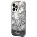 Kryt Guess Porcelain pro iPhone 14 Pro - porcelain/grey