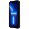 Kryt Guess SaffianoTriangle Logo pro iPhone 14 Pro černý
