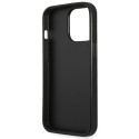 Kryt Guess SaffianoTriangle Logo pro iPhone 14 Pro černý
