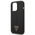 Kryt Guess Silicone pro iPhone 14 Pro – černá