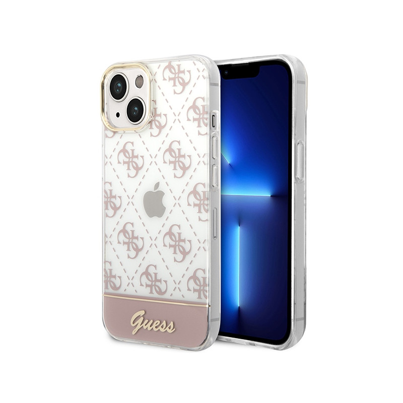 Kryt Guess GUHCP14MHG4MHP pro iPhone 14 Plus - růžová