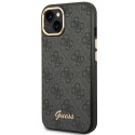 Kryt Guess 4G Vintage Gold Logo iPhone 14 Plus - black