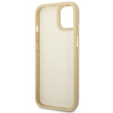 Kryt Guess Croco Collection pro iPhone 14 Plus - gold