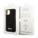 Kryt GUESS Croco Collection iPhone 14 Plus black/black