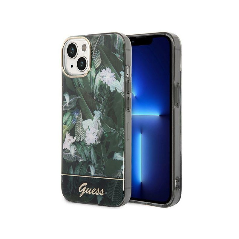 Kryt Guess GUHCP14MHGJGHA pro iPhone 14 Plus - green/green