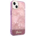 Kryt GUESS Jungle Collection iPhone 14 Plus pink