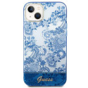 Kryt Guess Porcelain pro iPhone 14 Plus - modrá