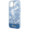 Kryt Guess Porcelain pro iPhone 14 Plus - modrá