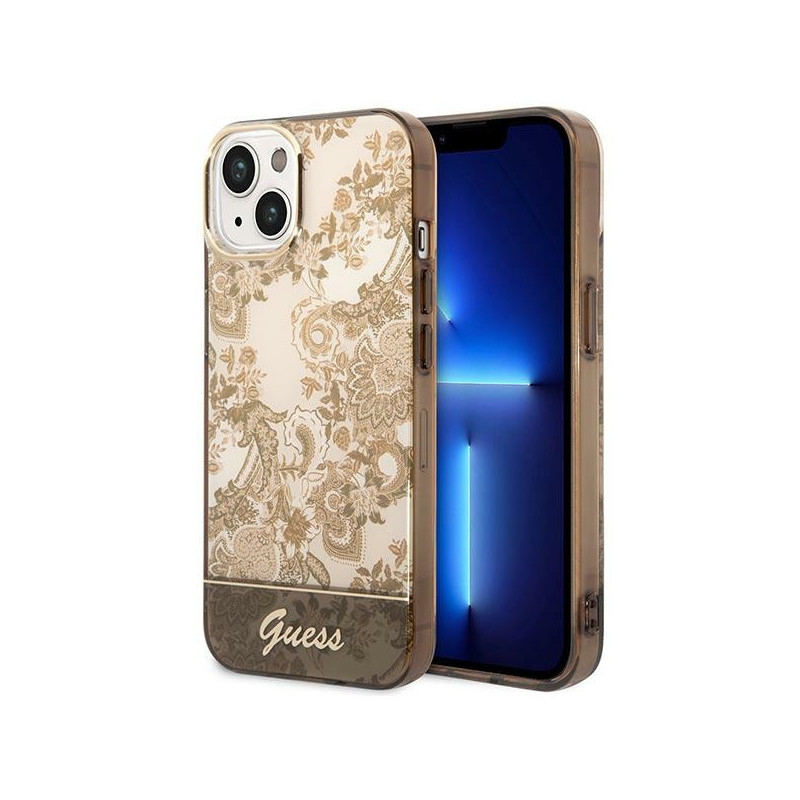 Kryt Guess GUHCP14MHGPLHC pro iPhone 14 Plus - porcelánový