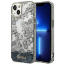 Kryt Guess Porcelain Collection pro iPhone 14 Plus - gray