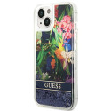 Kryt Guess GUHCP14MLFLSB pro iPhone 14 Plus modrá