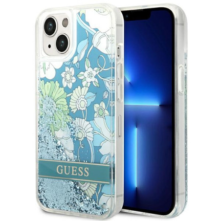 Kryt Guess GUHCP14MLFLSN pro iPhone 14 Plus - zelená