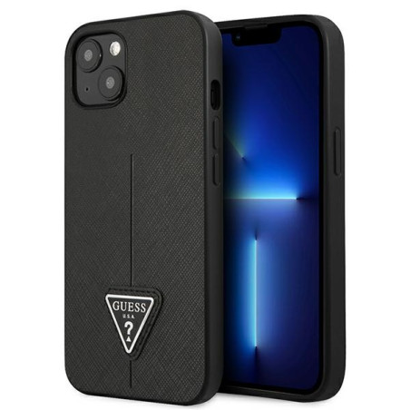 Kryt Guess GUHCP14MPSATLK pro iPhone 14 Plus – černá