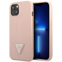 Kryt Guess GUHCP14MPSATLP pro iPhone 14 Plus – růžová