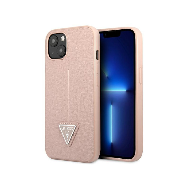 Kryt Guess GUHCP14MPSATLP pro iPhone 14 Plus - růžová