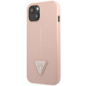 Kryt Guess GUHCP14MPSATLP pro iPhone 14 Plus – růžová