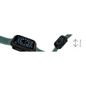 GECKO V10A01C1 Full Body Case 360° kryt pro Apple Watch 4/5/6/SE (40mm), černý