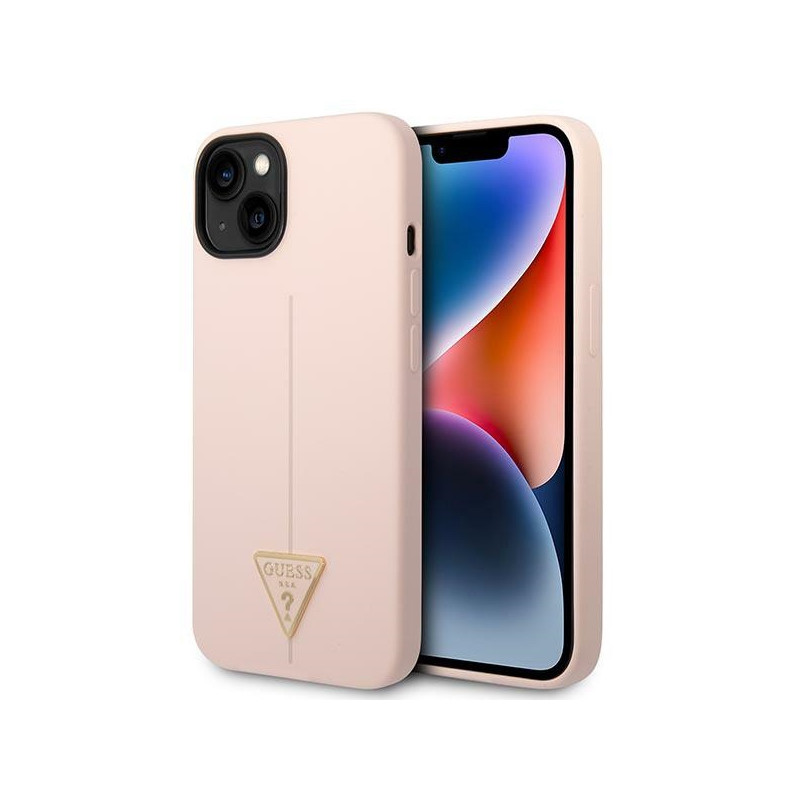 Kryt Guess GUHCP14MSLTGP pro iPhone 14 Plus - růžová