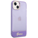 Kryt Guess Translucent pro iPhone 14 - fialový