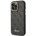 Kryt Guess 4G Vintage Gold Logo pro iPhone 14 Pro Max – černá