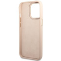 Kryt Guess 4G Vintage Gold Logo pro iPhone 14 Pro Max - růžový