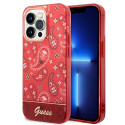 Kryt Guess Bandana Paisley iPhone 14 Pro Max red/red