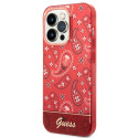 Kryt Guess Bandana Paisley iPhone 14 Pro Max red/red
