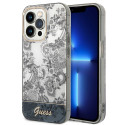 Kryt Guess Porcelain pro iPhone 14 Pro Max – šedá