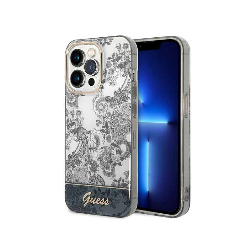 Kryt Guess GUHCP14XHGPLHG pro iPhone 14 Pro Max - šedá