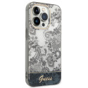 Kryt Guess Porcelain pro iPhone 14 Pro Max – šedá