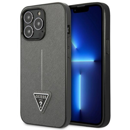 Kryt Guess GUHCP14XPSATLG pro iPhone 14 Pro Max silver