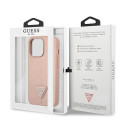 Kryt Guess GUHCP14XPSATLP pro iPhone 14 Pro Max - růžová
