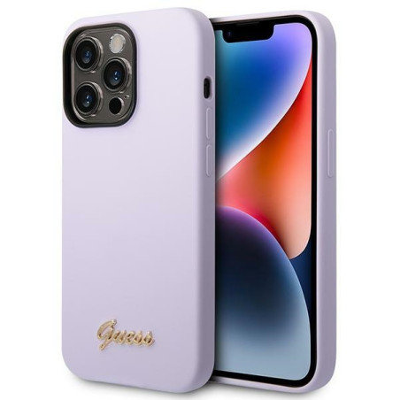 Kryt Guess GUHCP14XSLSMU pro iPhone 14 Pro Max – purple
