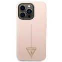 Kryt Guess GUHCP14XSLTGP pro iPhone 14 Pro Max - růžová