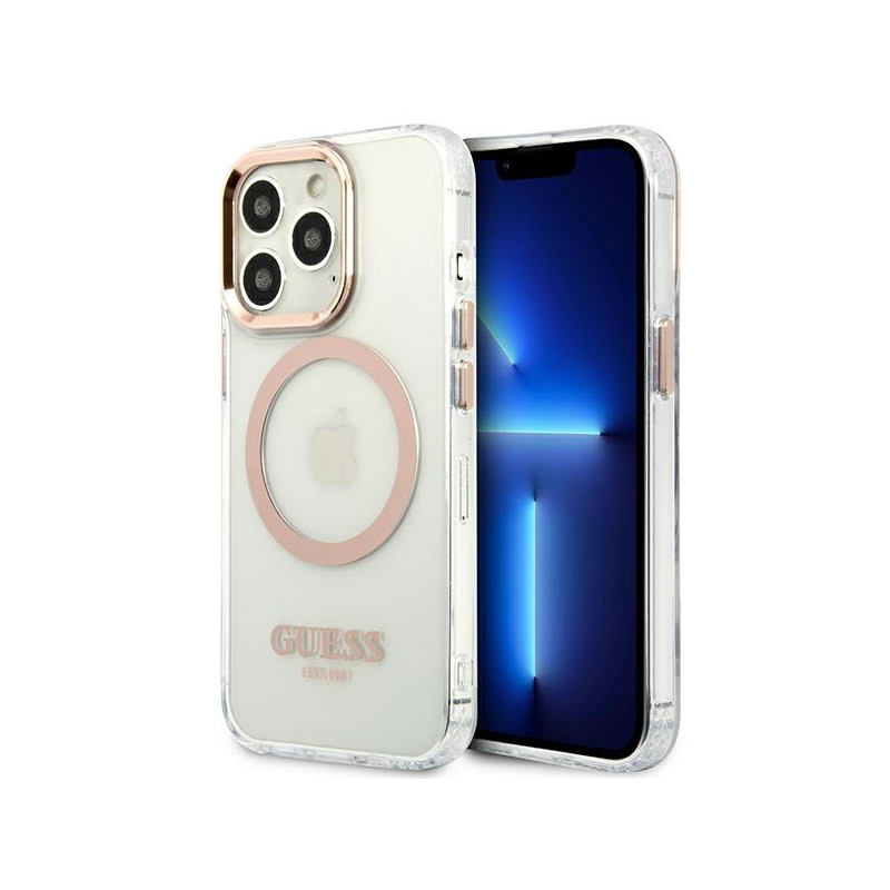Kryt GUESS GUHMP13XHTRMD pro iPhone 13 Pro Max - zlatá
