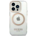 Kryt Guess GUHMP14LHTRMD iPhone 14 Pro – gold / gold