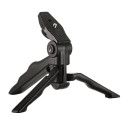 Držák s mini stativem pro akční kamery GoPro SJCAM - černý
