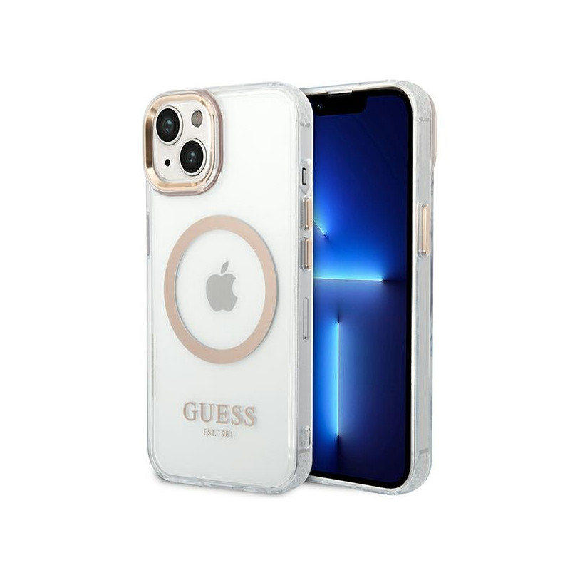 Kryt Guess GUHMP14MHTRMD pro iPhone 14 Plus - gold