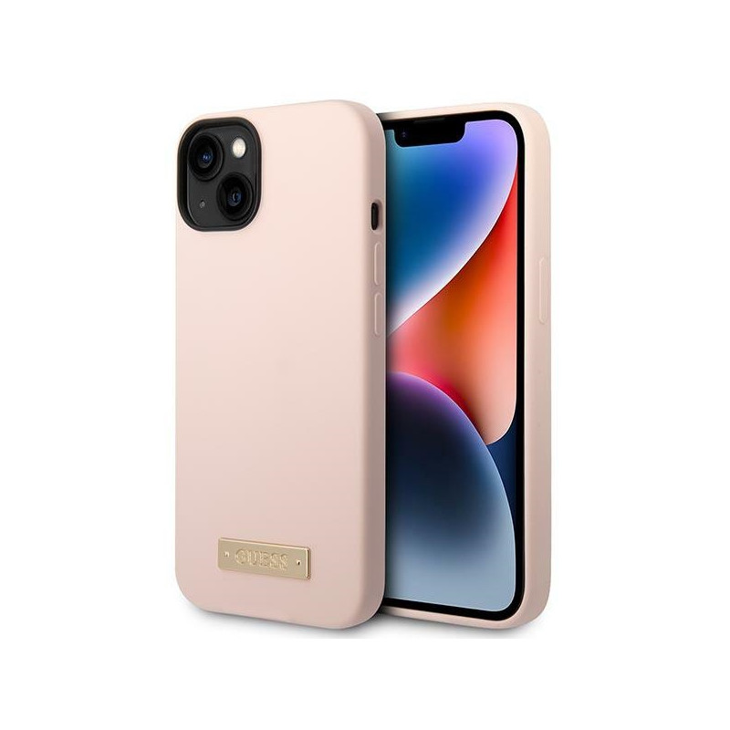 Kryt Guess GUHMP14MSBPLP pro iPhone 14 Plus - pink
