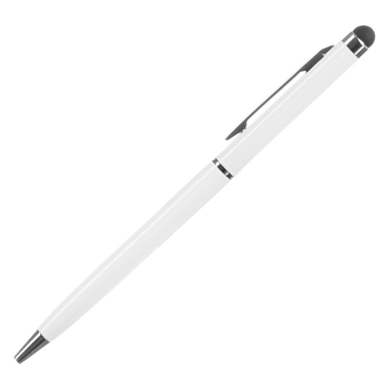 Stylus pro dotykové displeje smartphonů, tabletů a notebooků - bílý