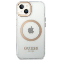 Kryt Guess GUHMP14SHTRMD pro iPhone 14 – gold/gold