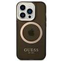 Kryt GUESS Gold Outline Translucent MagSafe pro iPhone 14 Pro Max